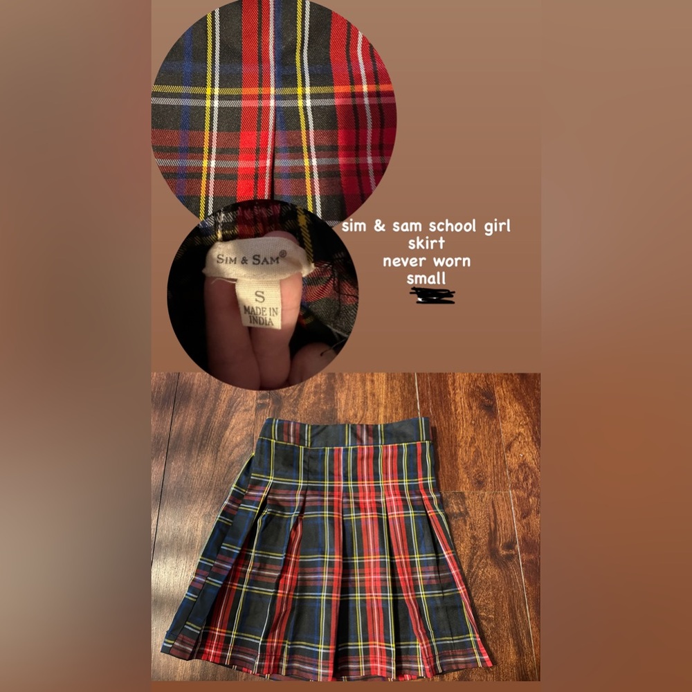 sim & sam school girl skirt
never worn
small